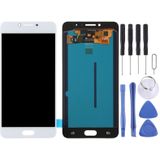 LCD-scherm en digitizer volledige montage (OLED-materiaal) voor Galaxy C7 Pro/C7010 (wit)