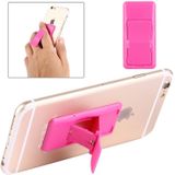 Beknopte stijl veranderlijk verstelbare universele Mini zelfklevende houder standaard  grootte: 6.4 x 3.1 x 0 2 cm  voor iPhone  Galaxy  Huawei  Xiaomi  LG  HTC en Tablets(Magenta)