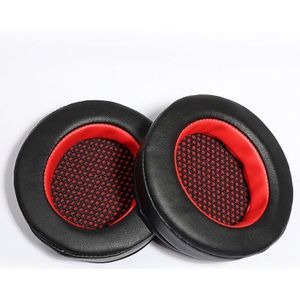 2 PCS Gaming Headset Case Headphone Beam Voor Edifier HECATE G4 earmuffs (Zwart Rood)