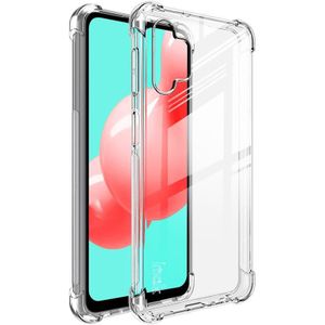 Voor Samsung Galaxy A32 5G IMAK All-inclusive Shockproof Airbag TPU Case met Screen Protector (Transparant)