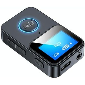 C33 Bluetooth 5.0 Audio-ontvanger Zender Draagbare MP3-speler met LCD-scherm Ondersteuning Afstandsbediening Camera