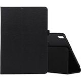 Voor Lenovo Smart Tab M10 / P10 10.1 inch Litchi Textuur Effen Kleur Horizontale Flip Lederen Case met Houder &amp; Pen Slot (Zwart)