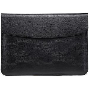 Horizontal Litchi Texture Laptop Bag Liner Bag For MacBook 15 Inch A1707 / 1990(Liner Bag Black)
