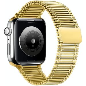 Kettinglus stalen horlogeband voor Apple Watch Series 7 45 mm / 6 &amp; SE &amp; 5 &amp; 4 44mm / 3 &amp; 2 &amp; 1 42 mm