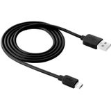 HAWEEL Hoge snelheid 35 Cores Micro USB naar USB Data Sync laad kabel voor Samsung Galaxy S6 / S5 / S IV  LG  HTC  Kabel lengte: 1 meter (zwart)