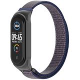 For Xiaomi Mi Band 6 / 5 / 4 / 3 Mijobs CS Lightweight Breathable Nylon Replacement Watchband(Midnight Blue)