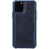 Voor iPhone 11 Pro multifunctioneel afneembaar horizontaal horizontaal lederen tas met kaartsleuven &amp; houder &amp; portemonnee &amp; fotoframe(blauw)