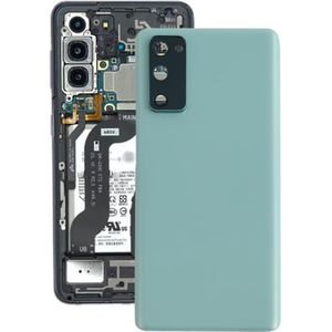 Batterij achterkant met camera lens cover voor Samsung Galaxy S20 FE (blauw)