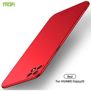 Voor Huawei Geniet van 20 MOFI Frosted PC Ultra-thin Hard Case(Red)