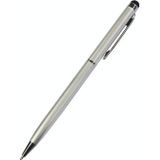 AT-18 3 in 1 Rotary Mobile Phone Touch Screen Handschrift Pen is geschikt voor Apple / Huawei / Samsung (Zilver)