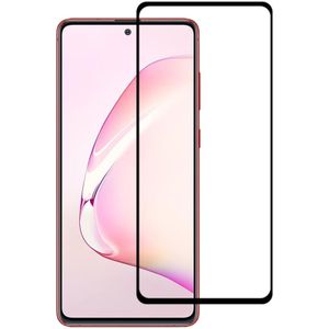 Voor Galaxy Note 10 Lite Full Glue Full Cover Screen Protector Tempered Glass Film