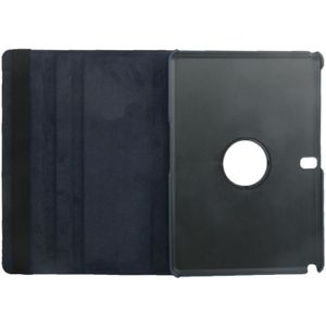 360 graden draaiend Litchi structuur lederen hoesje met houder voor Samsung Galaxy Tab Pro 10.1 / T520 (donker blauw)