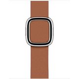 Modern Style Lederen horlogeband voor Apple Watch Series 6 &amp; SE &amp; 5 &amp; 4 40mm / 3 &amp; 2 &amp; 1 38mm(bruin)