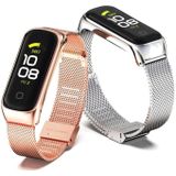 Voor Samsung Galaxy Fit 2 Mijobs Milan Buckle Rietless Steel Watch Band