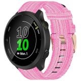 Voor Garmin Forerunner 158 20 mm nylon geweven horlogeband