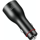 Originele Huawei P0006 Dual USB Interface Super Fast Charging Car Charger (Max 66W) (Zwart)