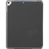 Mutural King Kong Series Deformation Holder Leather Tablet Case For iPad 9.7 2018 / 2017(Black)