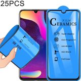 25 stuks 2.5 D volledige lijm volledige cover keramiek film voor Huawei Honor 10 Lite/Honor 20 Lite/P Smart (2019)