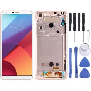 LCD-scherm en digitizer volledige montage voor LG G6/H870/H870DS/H872/LS993/VS998/US997 (goud)