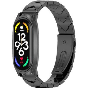 Voor Xiaomi Mi Band 7/7 NFC Mijobs GT Metal Roestloze staal V-vormige horlogeband