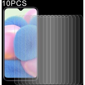 Voor Samsung Galaxy A30s 10 PCS 0.26mm 9H 2.5D Tempered Glass Film