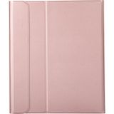 A126 For Huawei MatePad Pro 12.6 2021 Sheep Texture Ultra-thin Bluetooth Keyboard Horizontal Flip Leather Case with Holder(Rose Gold)