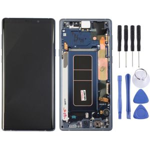 LCD-scherm en digitizer volledige montage met frame voor Galaxy Note9/N960A/N960F/N960V/N960T/N960U (blauw)