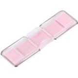 2 in 1 verstelbare universele Mini zelfklevende houder standaard + Slim vinger Grip  grootte: 7.3 x 2.2 x 0.3 cm  voor iPhone  Galaxy  Huawei  Xiaomi  LG  HTC en Tablets(Pink)