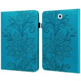 For Samsung Galaxy Tab S2 9.7 T810/T815 Lace Flower Embossing Pattern Horizontal Flip Leather Case with Holder &amp; Card Slots &amp; Wallet &amp; Photo Frame(Blue)