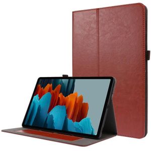 Voor Samsung Galaxy Tab S7+ T970/T976B 2-opvouwbare business horizontale flip pu lederen tas met kaartslots &amp; -houder(Gongkeli-kleur)