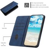 For Samsung Galaxy A32 4G Diamond Pattern Splicing Skin Feel Magnetic Horizontal Flip Leather Case with Card Slots &amp; Holder &amp; Wallet(Blue)