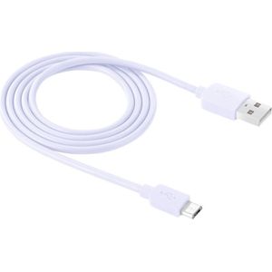 HAWEEL Hoge snelheid 35 Cores Micro USB naar USB Data Sync laad kabel voor Samsung Galaxy S6 / S5 / S IV  LG  HTC  Kabel lengte: 1 meter (wit)