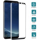 25 stuks voor Galaxy S8 plus volledige schermrand lijm gehard glas screen protector (zwart)