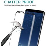 25 stuks voor Galaxy S8 plus volledige schermrand lijm gehard glas screen protector (zwart)