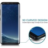 25 stuks voor Galaxy S8 plus volledige schermrand lijm gehard glas screen protector (zwart)