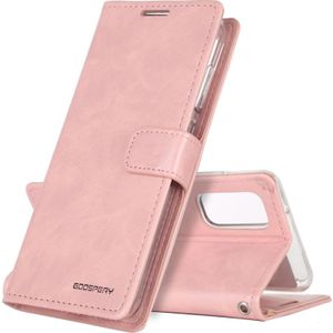 Voor Galaxy S20 Ultra GOOSPERY BLUE MOON DIARY Crazy Horse Texture Horizontal Flip Leather Case With Bracket &amp; Card Slot &amp; Wallet(Pink)