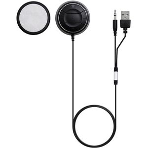 JRBC01 Bluetooth 4.0 Hands-free Car Kit  3.5mm Audio Jack muziek Streaming of roeping  Dual USB 2.1a autolader  voor iPhone  Galaxy  Sony  Lenovo  HTC  Huawei en andere Smartphones