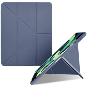 Acryl 2 in 1 Y-fold Smart lederen tablethoes voor iPad 9.7 2018 / 2017 / Air 2 / Air 1