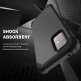 Voor Samsung Galaxy A71 5G PC + Siliconen Driedelige Shockproof Protection Case(Zwart)