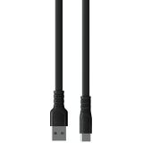 WK WDC-066a 2.1A Type-C / USB-C Flushing Charging Data Cable  Lengte: 2m (Zwart)