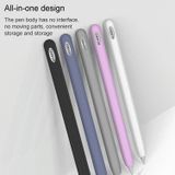 Voor Huawei M-pencil Stylus Touch Pen Geïntegreerde Anti-slip Siliconen Beschermhoes (Wit)