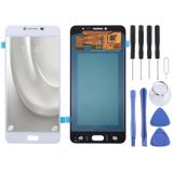 OLED-materiaal LCD-scherm en digitizer volledige assemblage voor Galaxy C7 (wit)