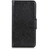 Voor iPhone SE (2020) Napa Texture Horizontale Flip Lederen Case met Holder &amp; Card Slot &amp; Wallet(Zwart)