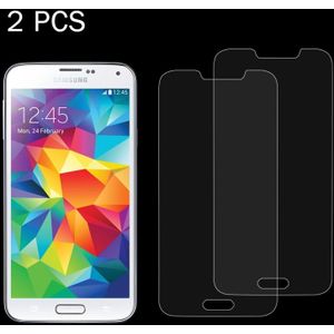 2 Stuks Samsung Galaxy S5 Gehard glazen schermprotector 0.26mm 9H ultra 2.5D hardheid