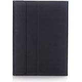 A102 voor iPad 10 2 inch ultradun afneembaar Bluetooth-toetsenbord lederen draagtas met standaard functie (zwart)