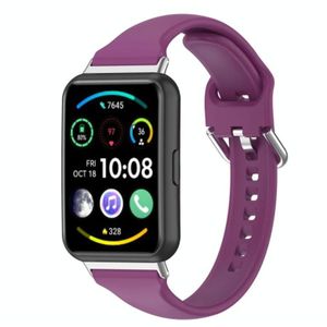 Voor Huawei Watch Fit 2 siliconen horlogeband met kleine taille  maat: S