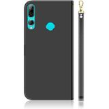 Voor Huawei Enjoy 9s / Honor 10i / 20i / 20 Lite / P Smart Plus 2019 Mirror-like Magnetic Attraction Horizontal Flip Leather Case with Lanyard  Support Holder &amp; Card Slot &amp; Wallet(Black)