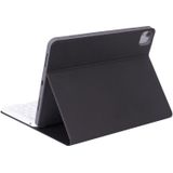 X-11B Skin Plain Texture Afneembare Bluetooth-toetsenbordhoes voor iPad Pro 11 inch 2020 / 2018  met pensleuf (zwart)
