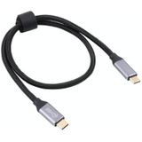 USB-C / Type-C Mannelijk naar USB-C / Type-C Mannelijke Thunderbolt 3 Datakabel  Kabellengte: 1.2m
