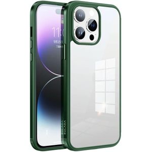 Voor iPhone 14 Pro Max SULADA metalen frame + nano glas + TPU telefoonhoesje